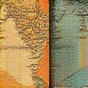 Icône de carte ancienne en cours de restauration numérique